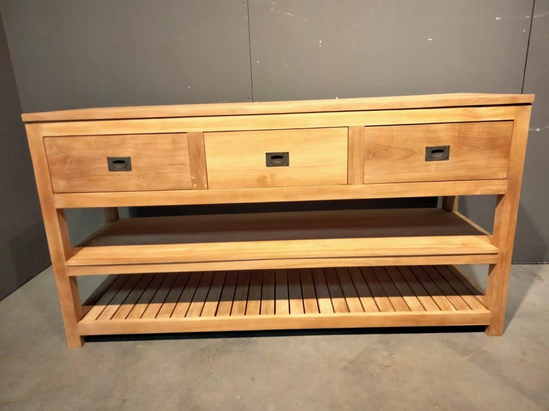 teak badkamermeubel st3t160 nieuw teak