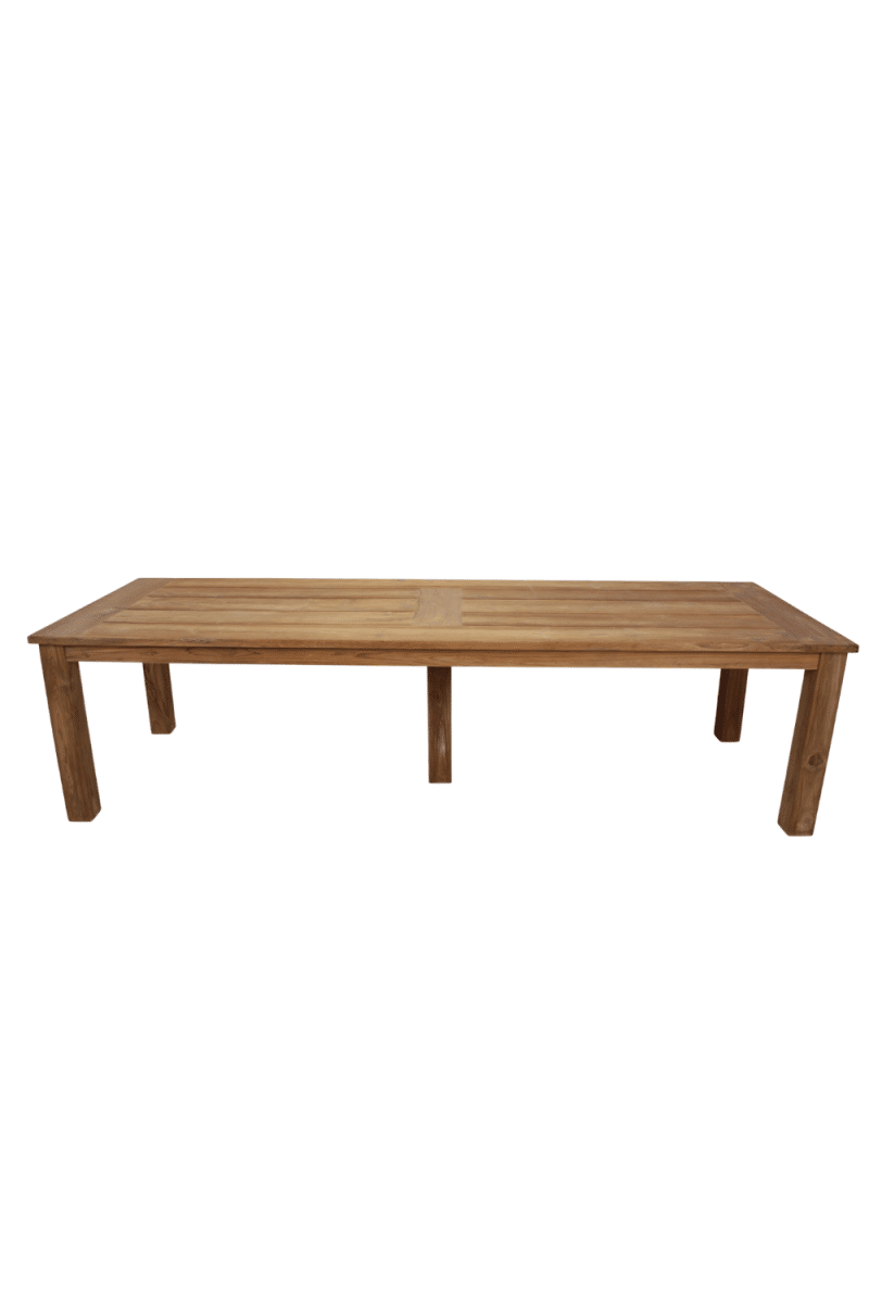 grote teak houten tuintafel