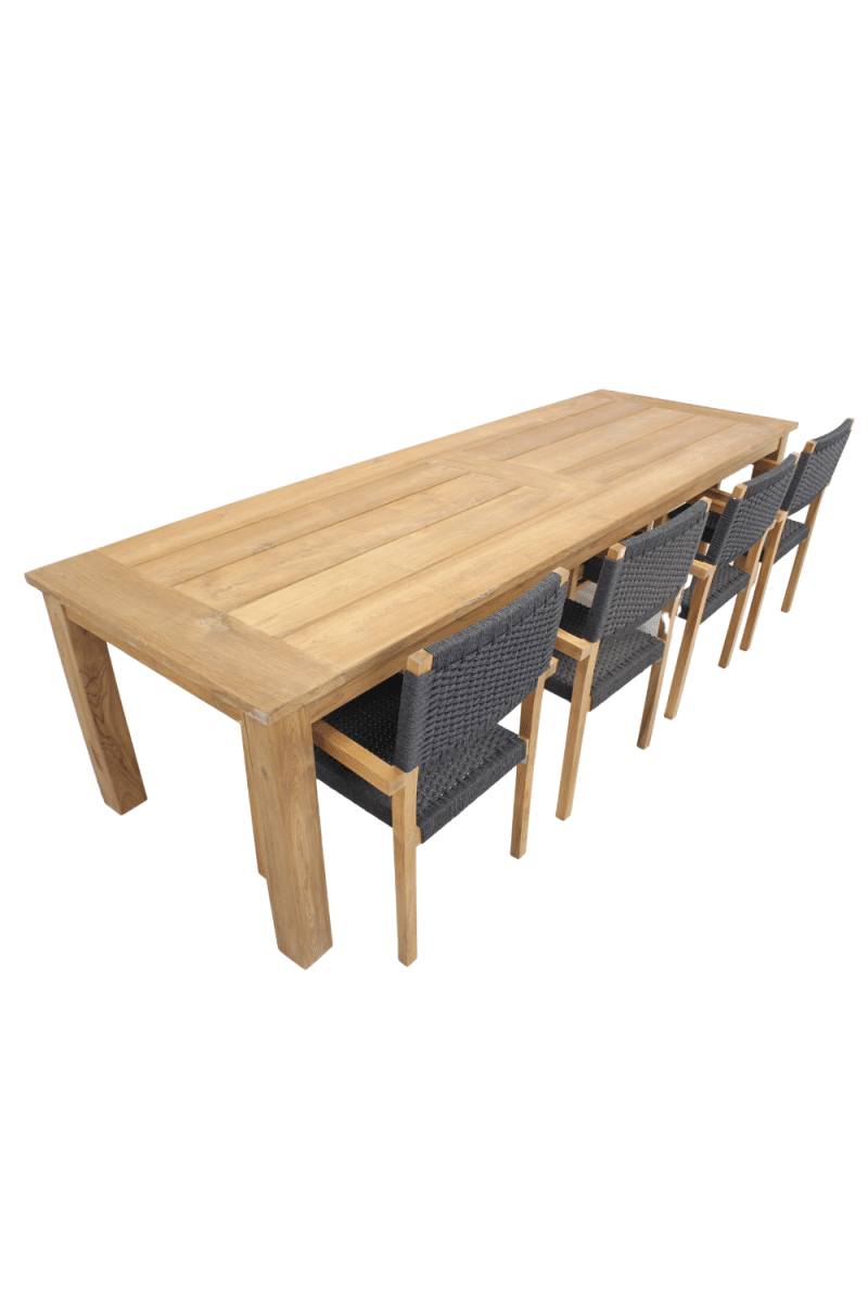 Tuintafel teak hout 3m