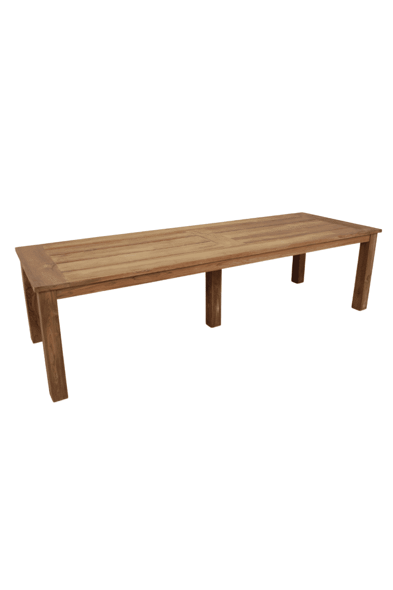 Tuintafel teak hout 3m