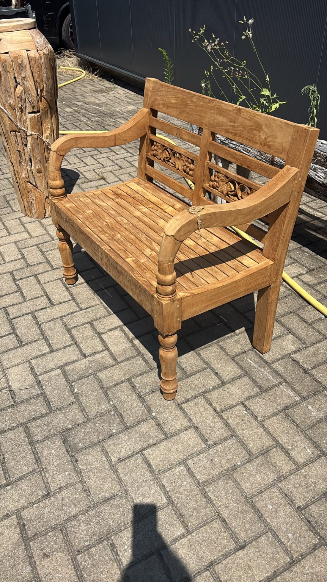 teak houten tuinbank 100 cm