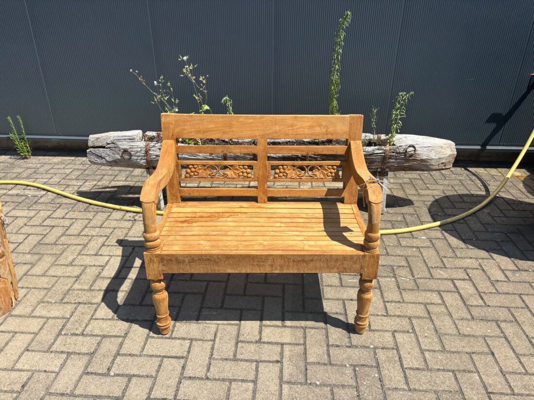 teak houten tuinbank 100 cm