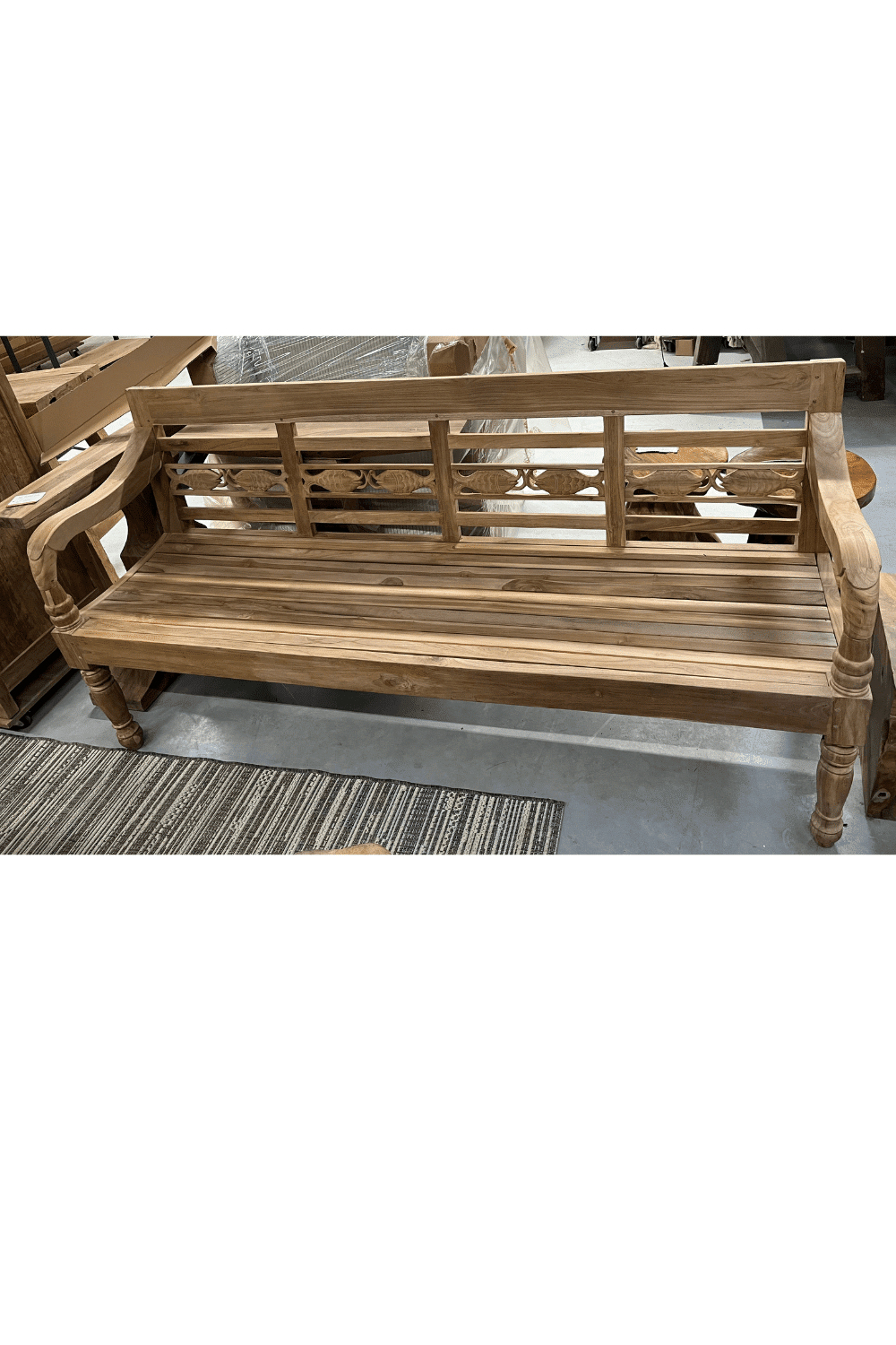 teak houten tuinbank