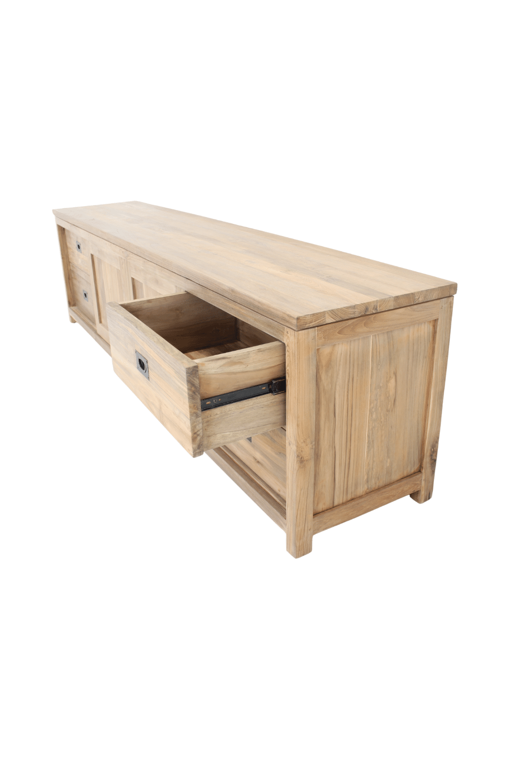 teak houten tv meubel in de maat 220