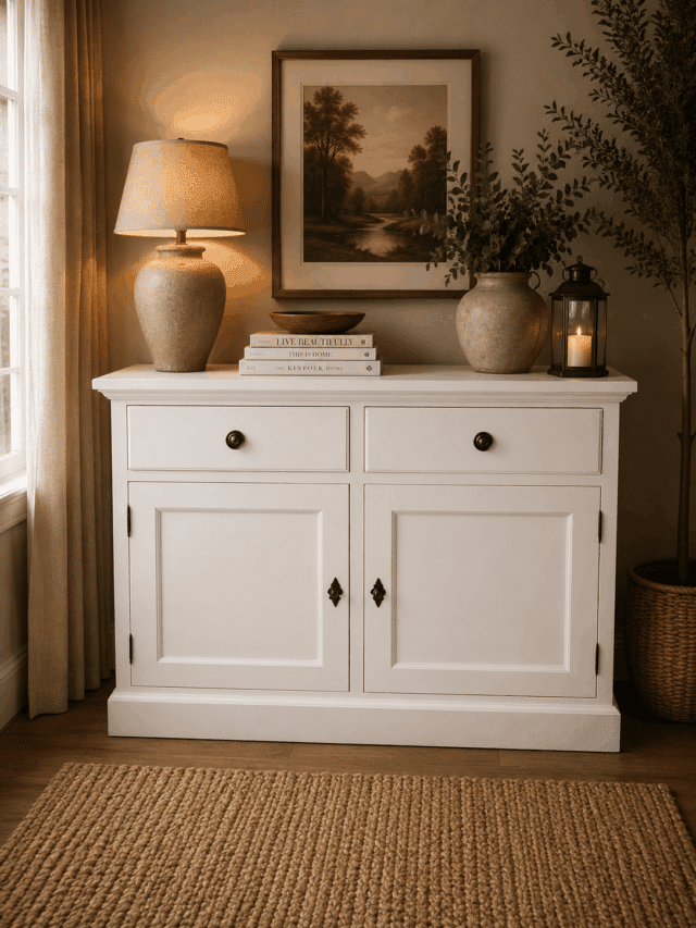 Wit dressoir 110 cm sd