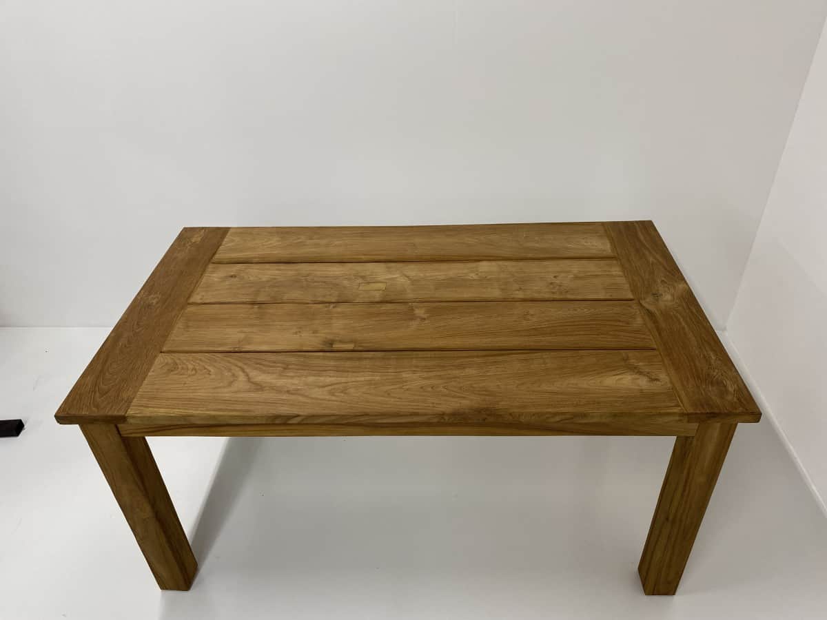 Tuintafel teakhout 160 cm