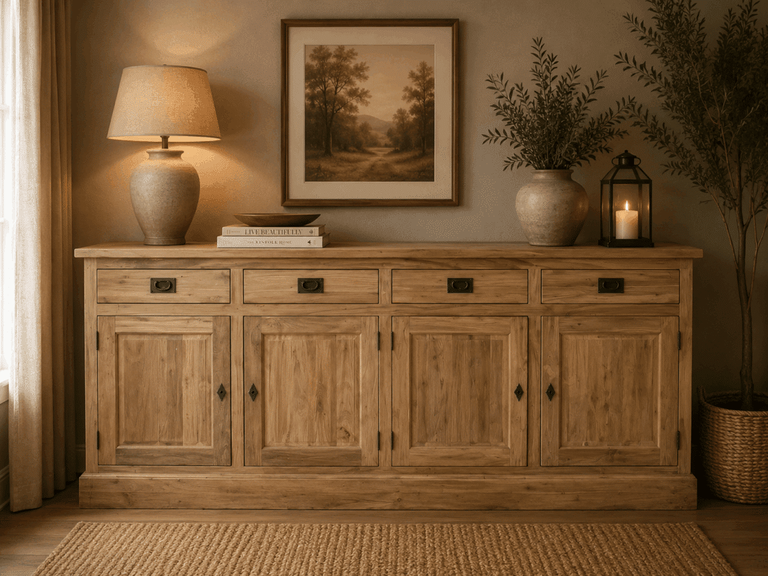 Teak Houten Dressoir