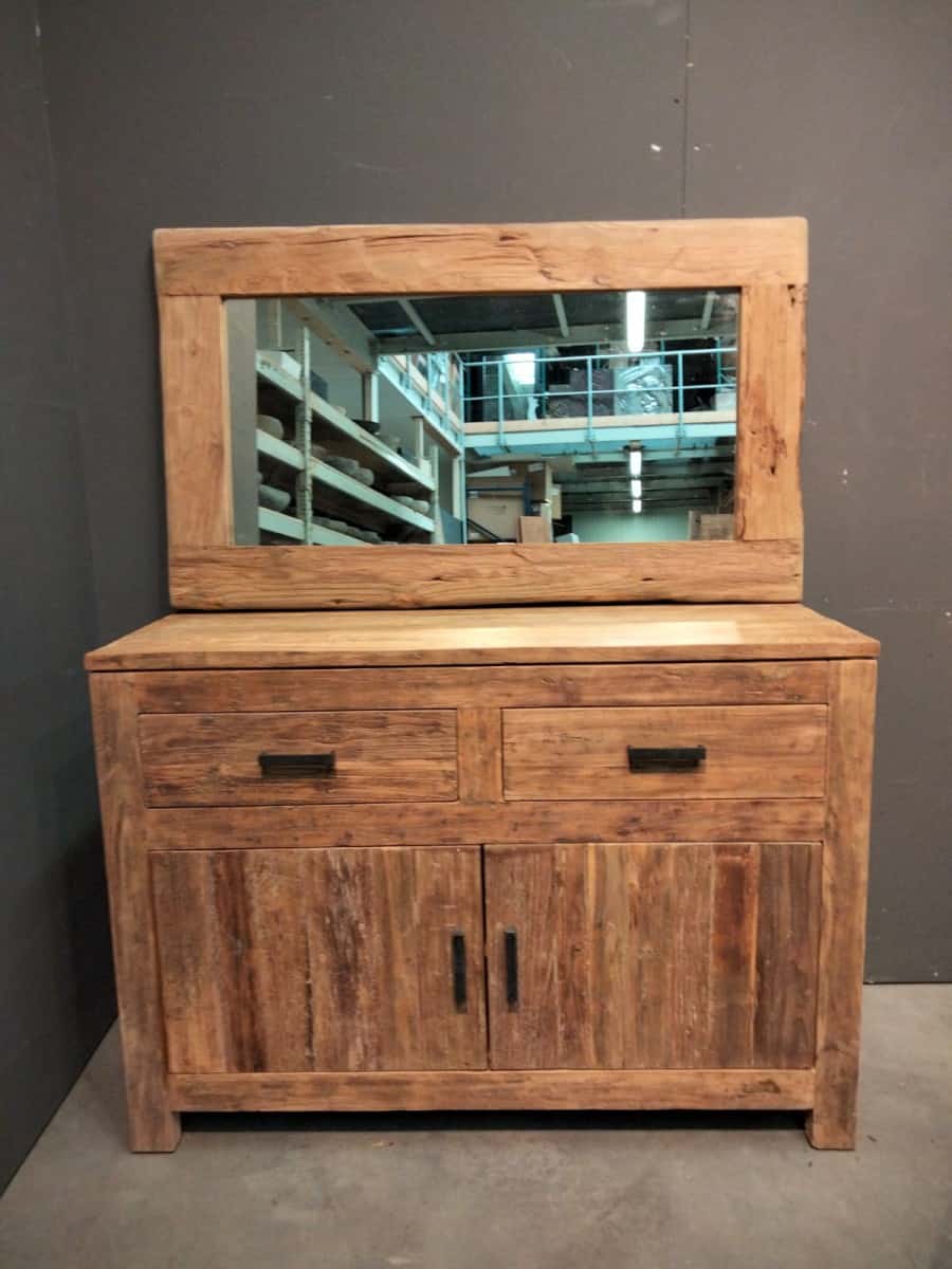 teakhouten dressoir 120