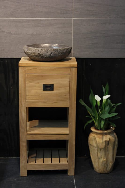 klein teak toiletkastje