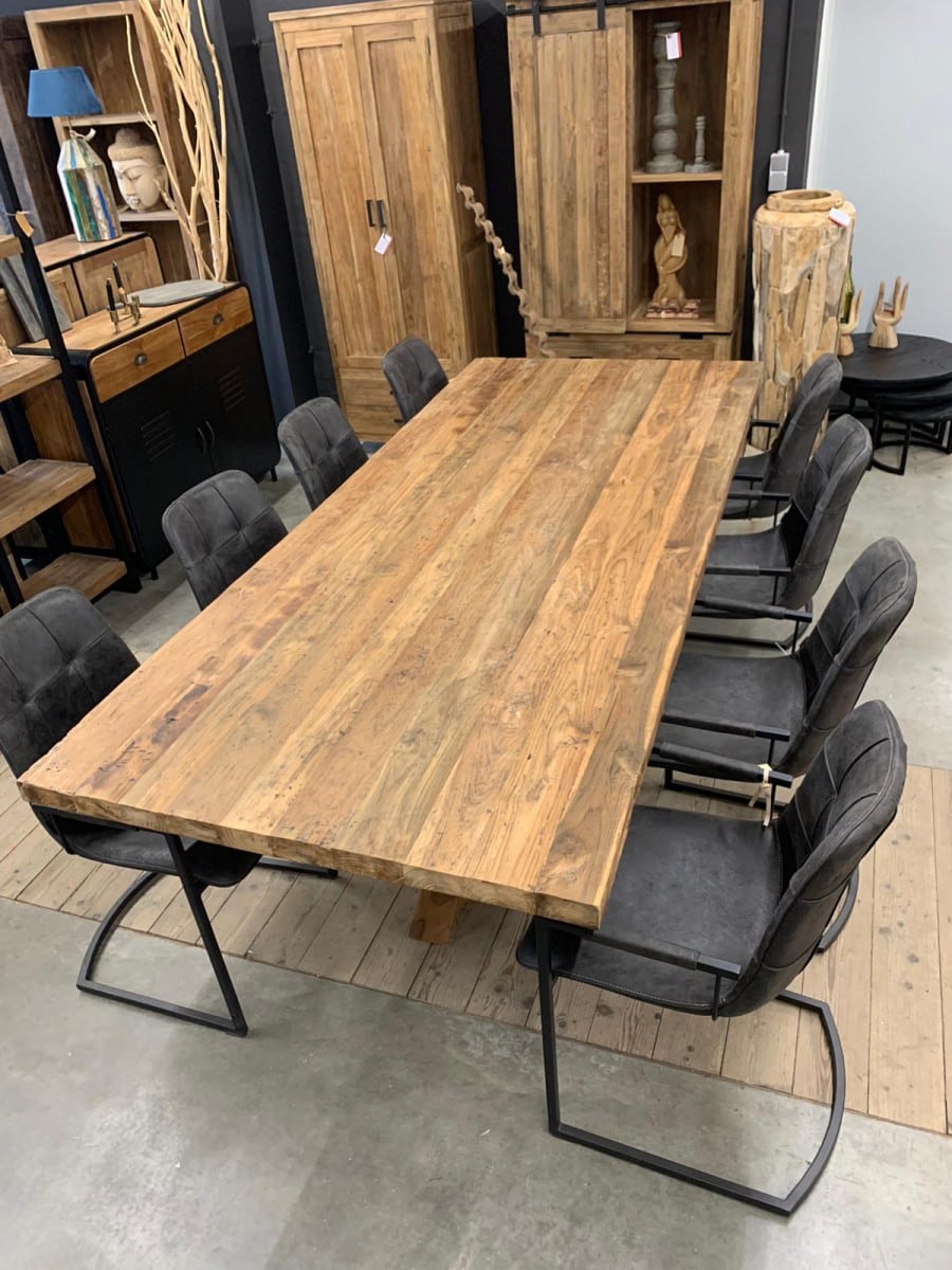 Teak Eettafelblad 3 Meter 2