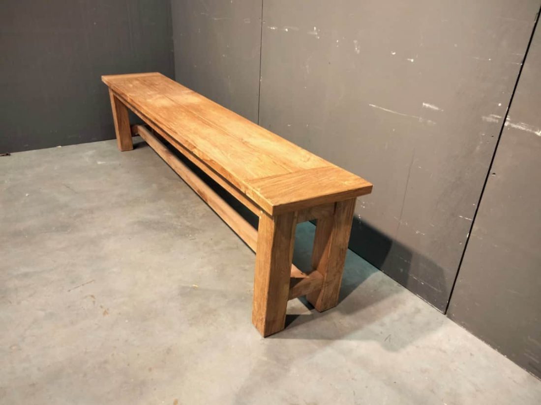 Teak tuinbank