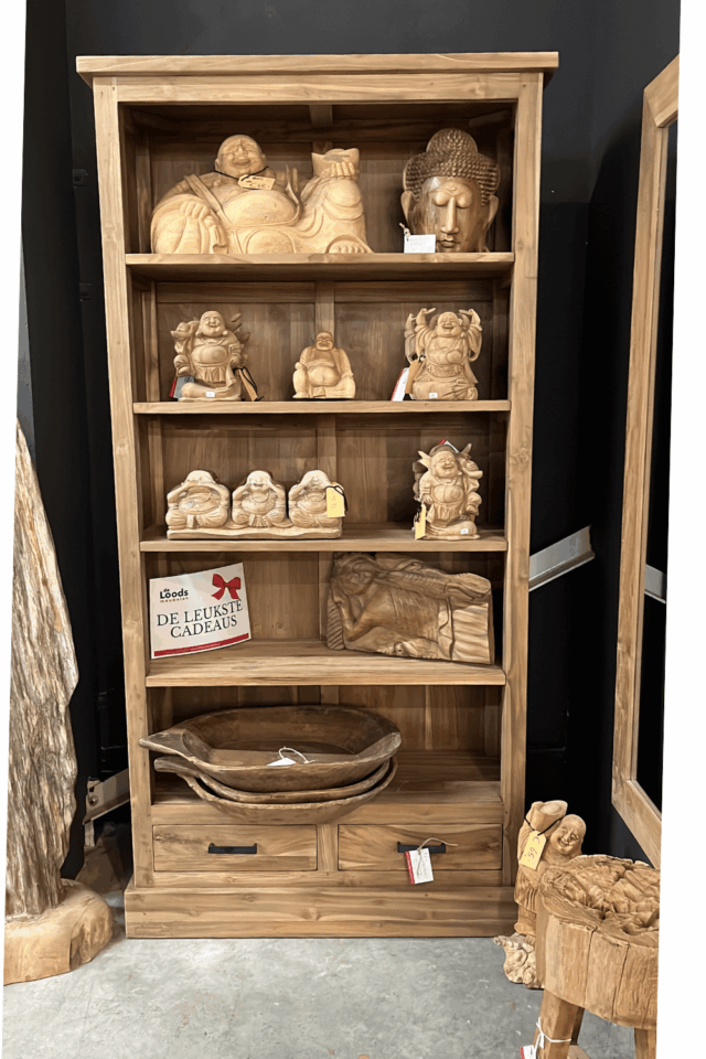 Boekenkast smooth met anita handvat 100x35x 200 cm bc4