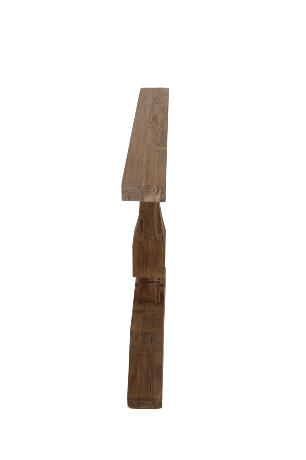Teak houten kasteel poten set