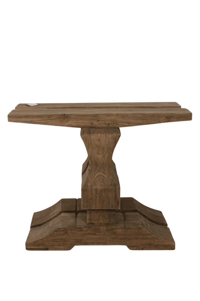 teak houten kasteel poten