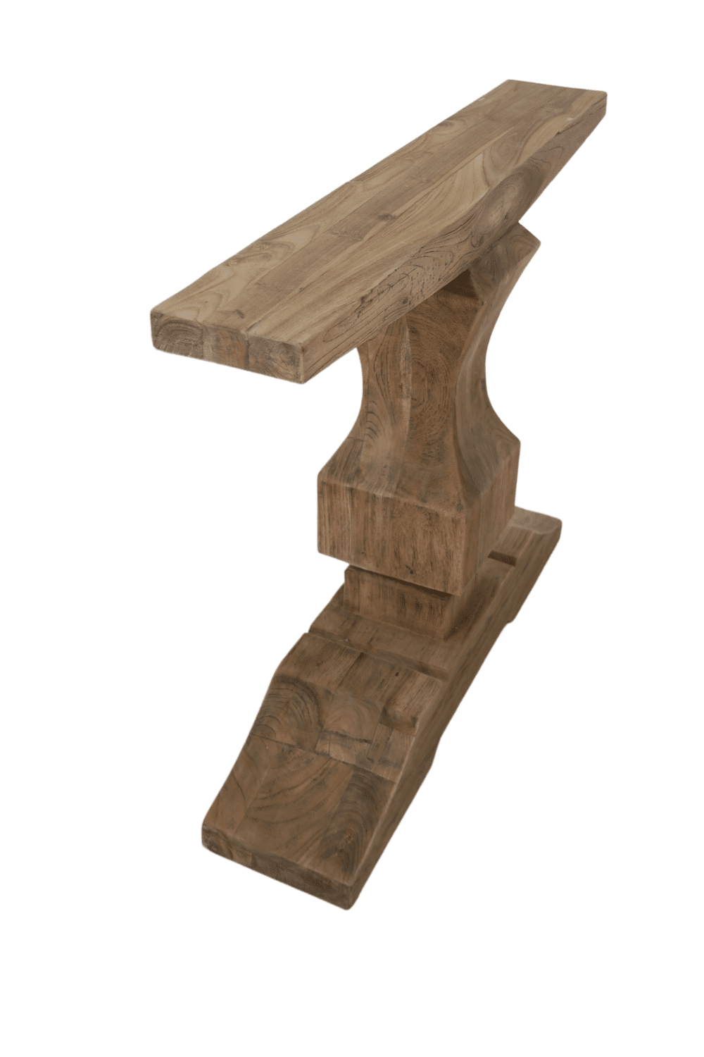 teak houten klooster poten