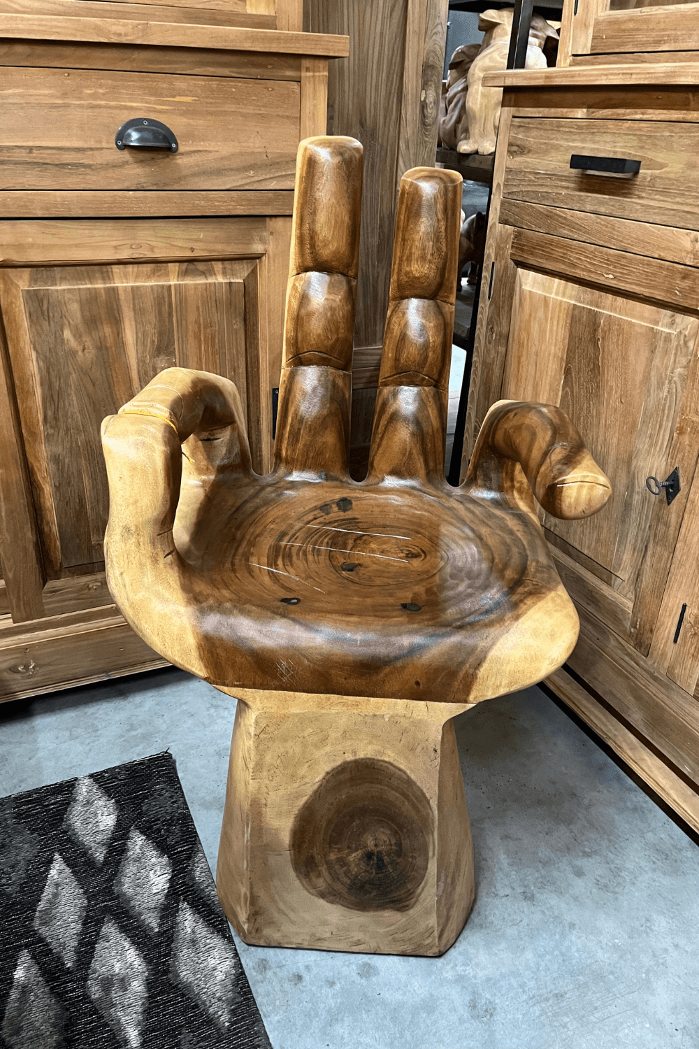 houten stoel handstoel kinderstoel