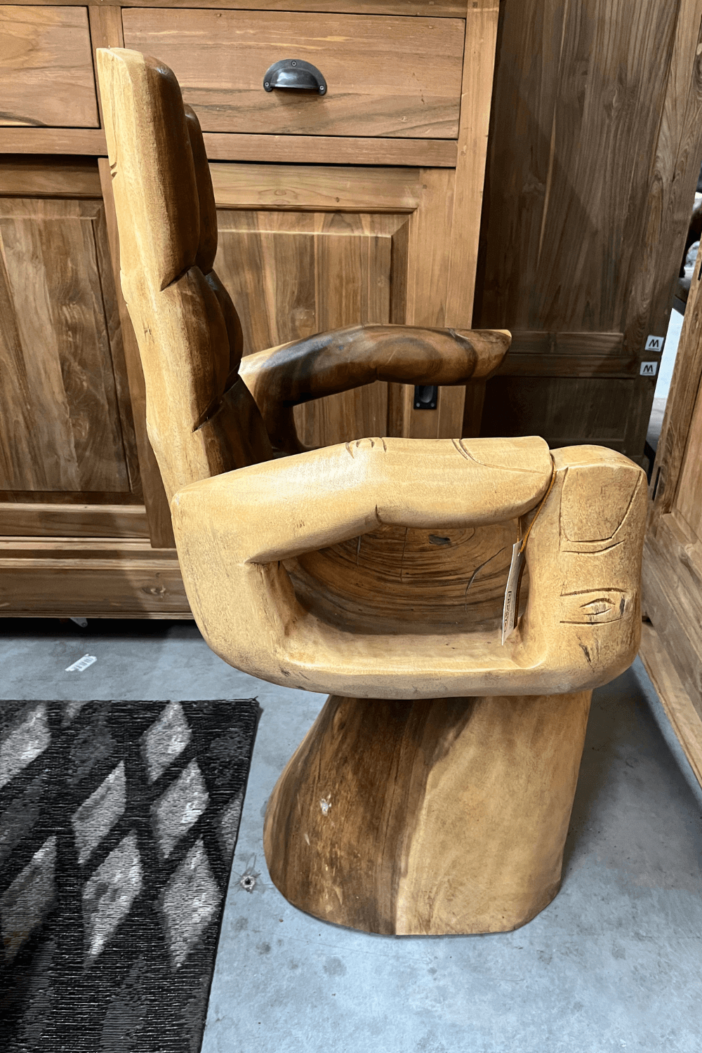 houten stoel handstoel kinderstoel