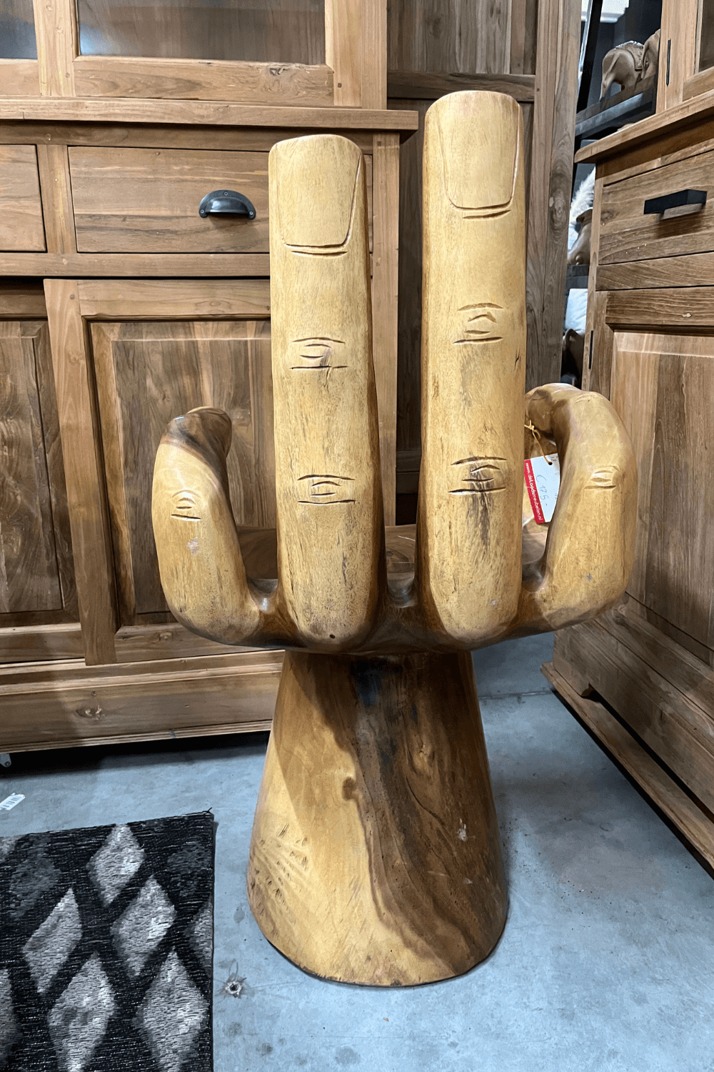 houten stoel handstoel kinderstoel