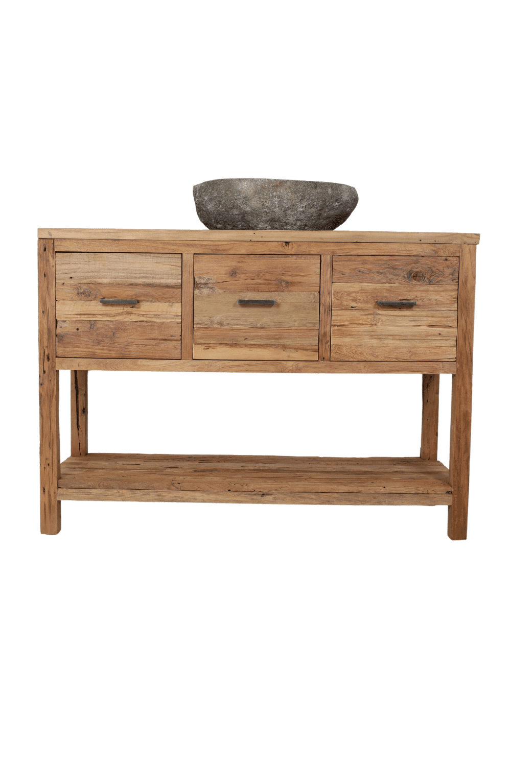 robuust badkamermeubel van teak hout