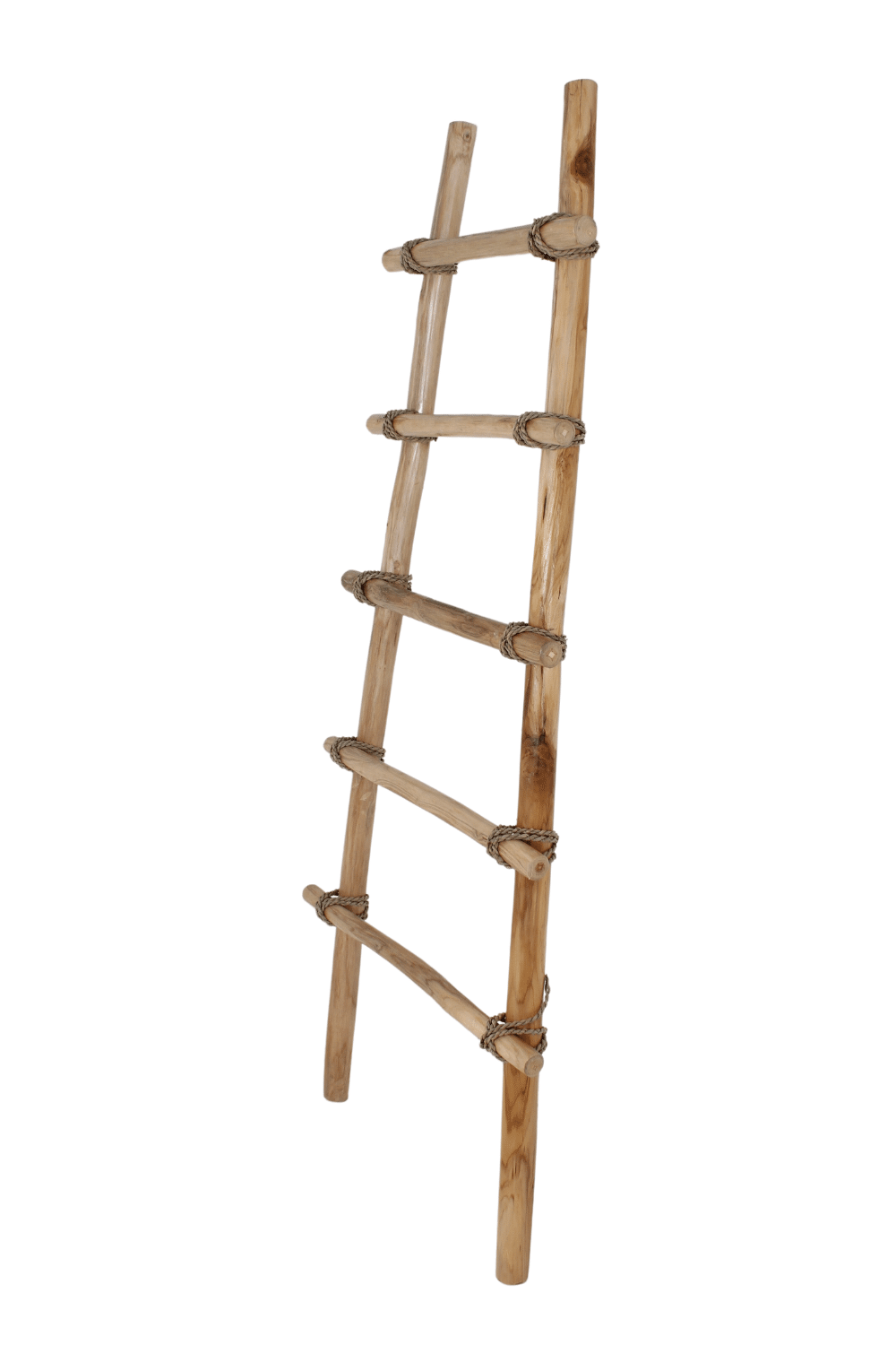 ladder met touw, trap met touw decoratief voor in badkamer