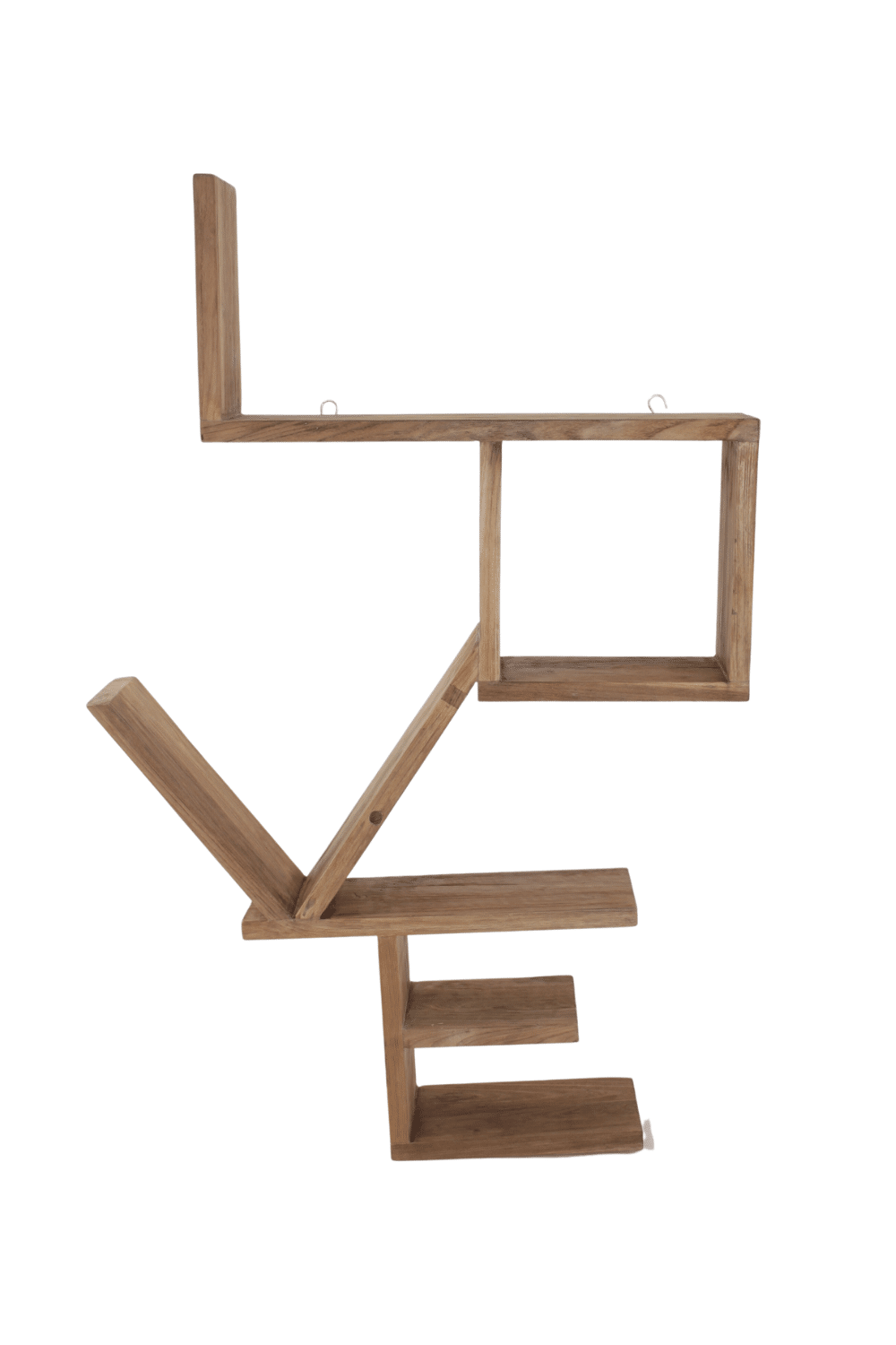 Étagère murale Linus, Naturel bois, 40x4cm Set de 2 pièces 40, Vicco