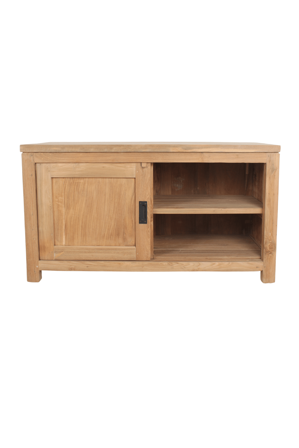 klein tv meubel teak hout 100x45x55 cm