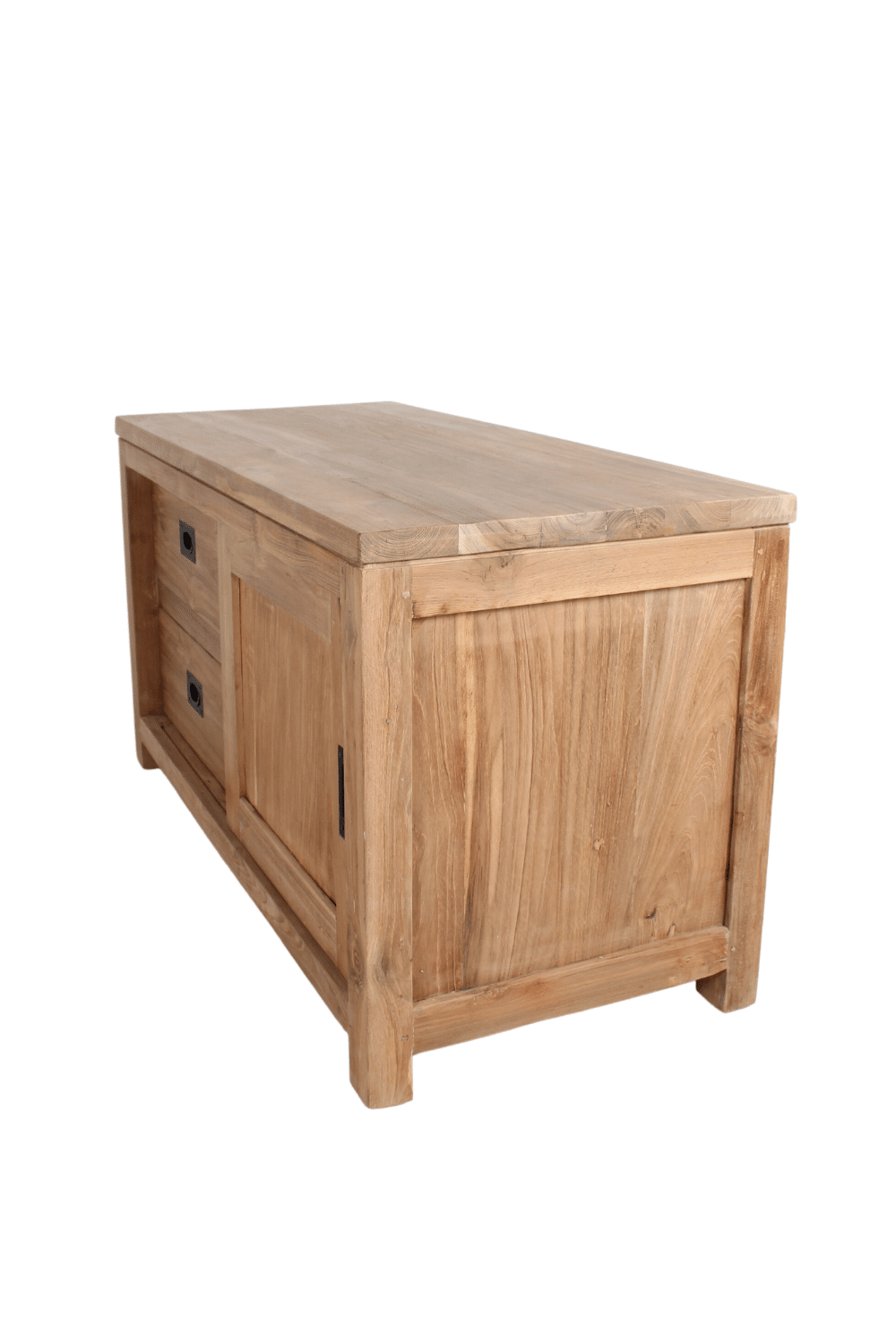 klein tv meubel teak hout 100x45x55 cm