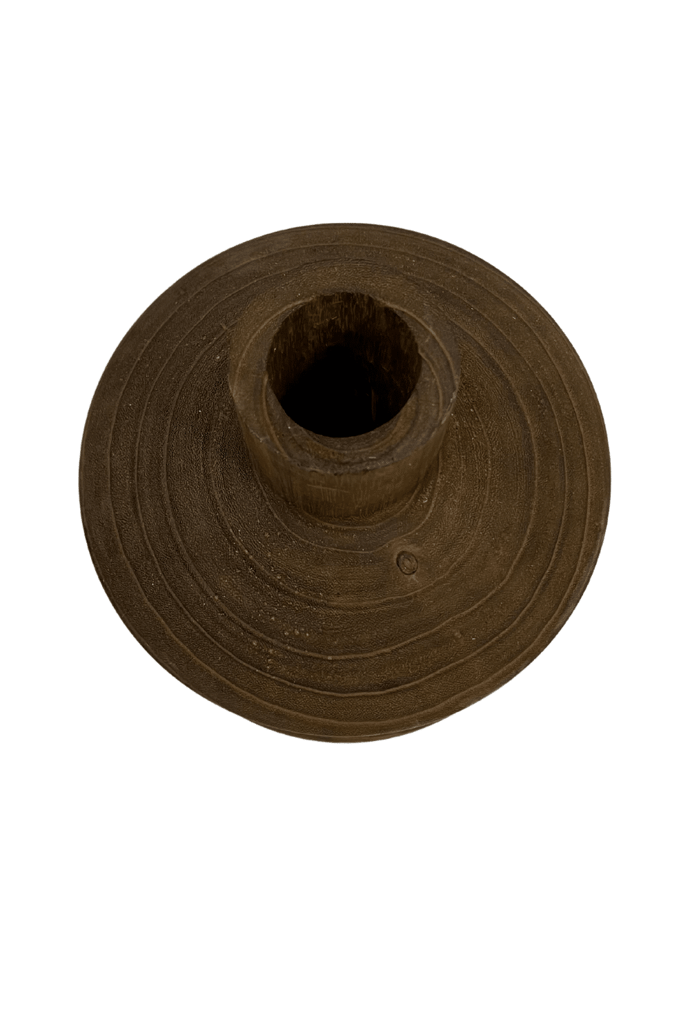 Bruin houten vaasjes