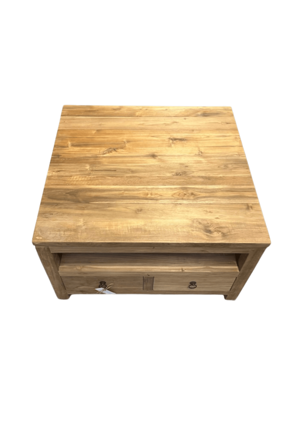teak houten salontafel met lades
