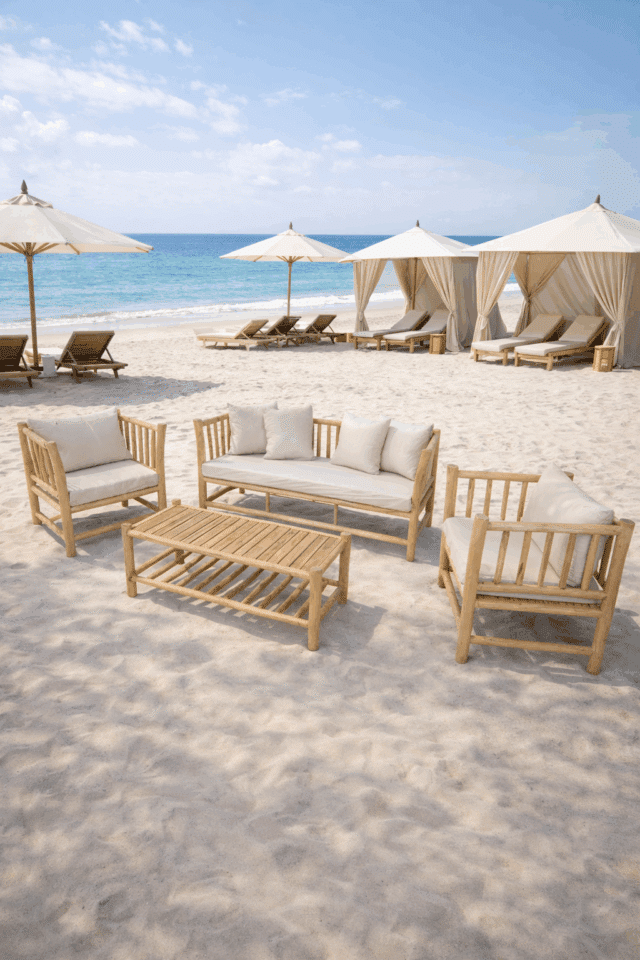 Sfeerfoto teak tuinset