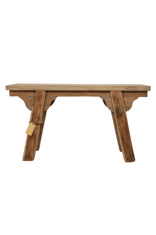 Anita Teak houten bankje 90x30x48 cm