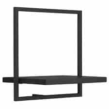 Wandplank M voor aan de muur zwart - Selfmate collectie type b 35x25x35cm