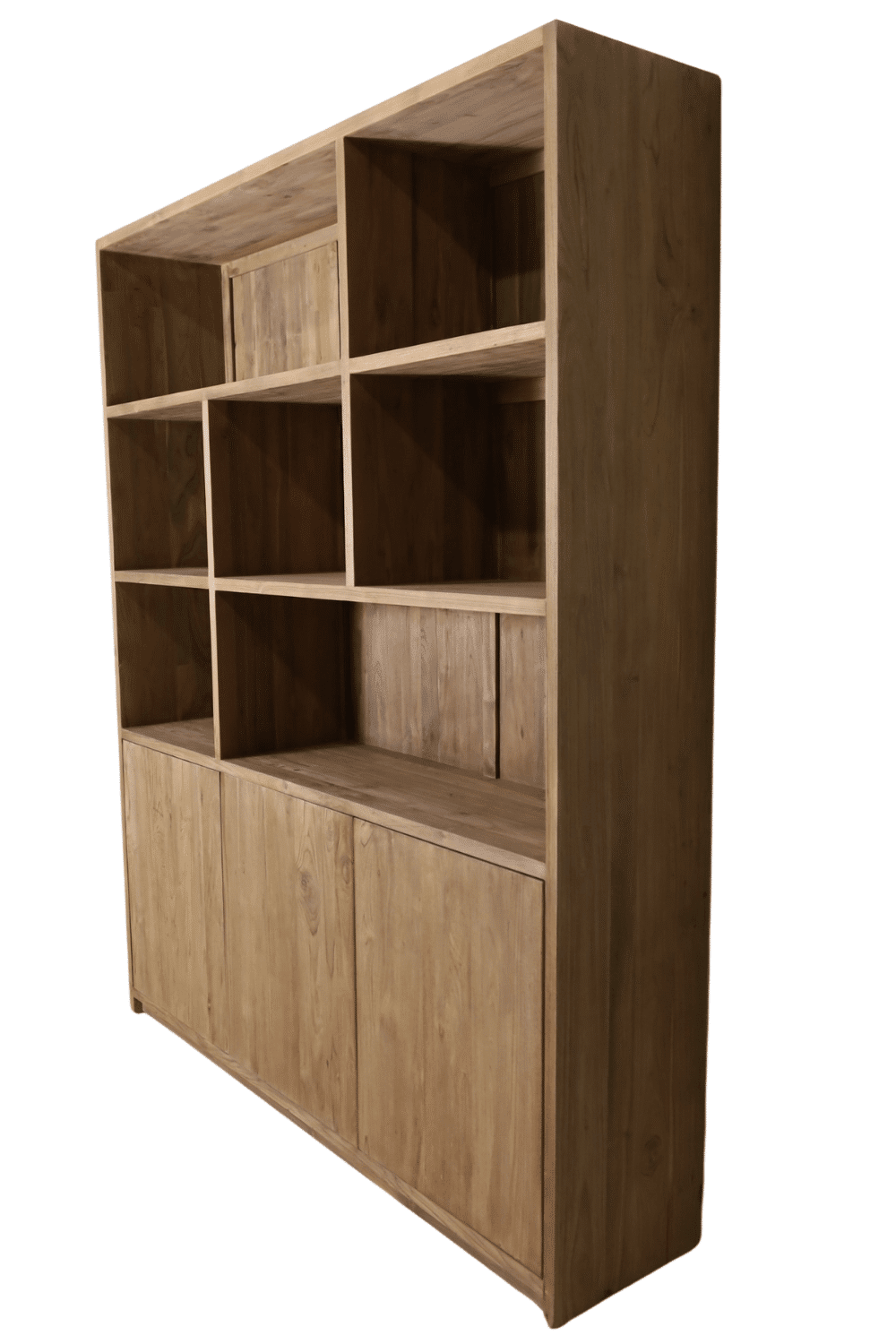 Teak houten vakkenkast 180x40x220 cm Teak houten vakkenkast 180x40x220 cm