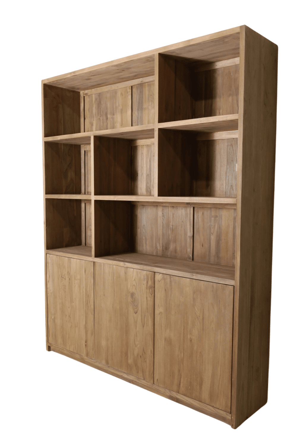 Teak houten vakkenkast 180x40x220 cm Teak houten vakkenkast 180x40x220 cm