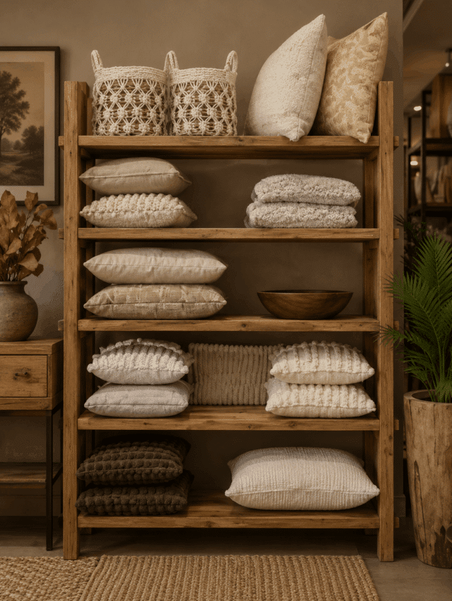 teak houten Vakken-kast-rek1