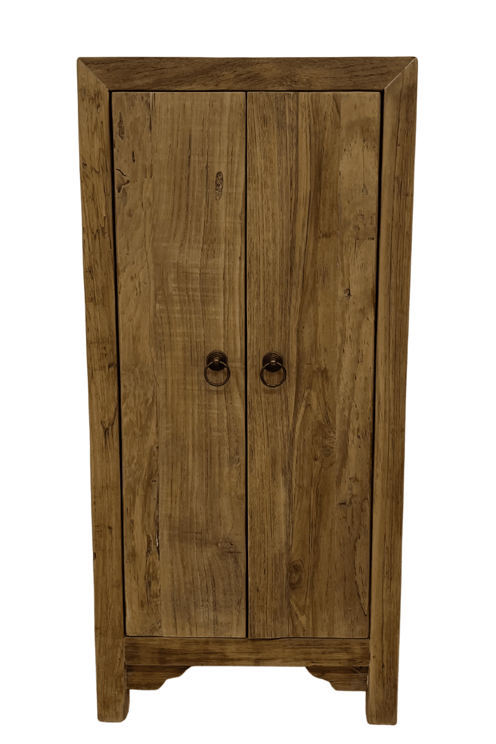 Teak houten landelijk toiletkastje Joy 40x30x85 cm