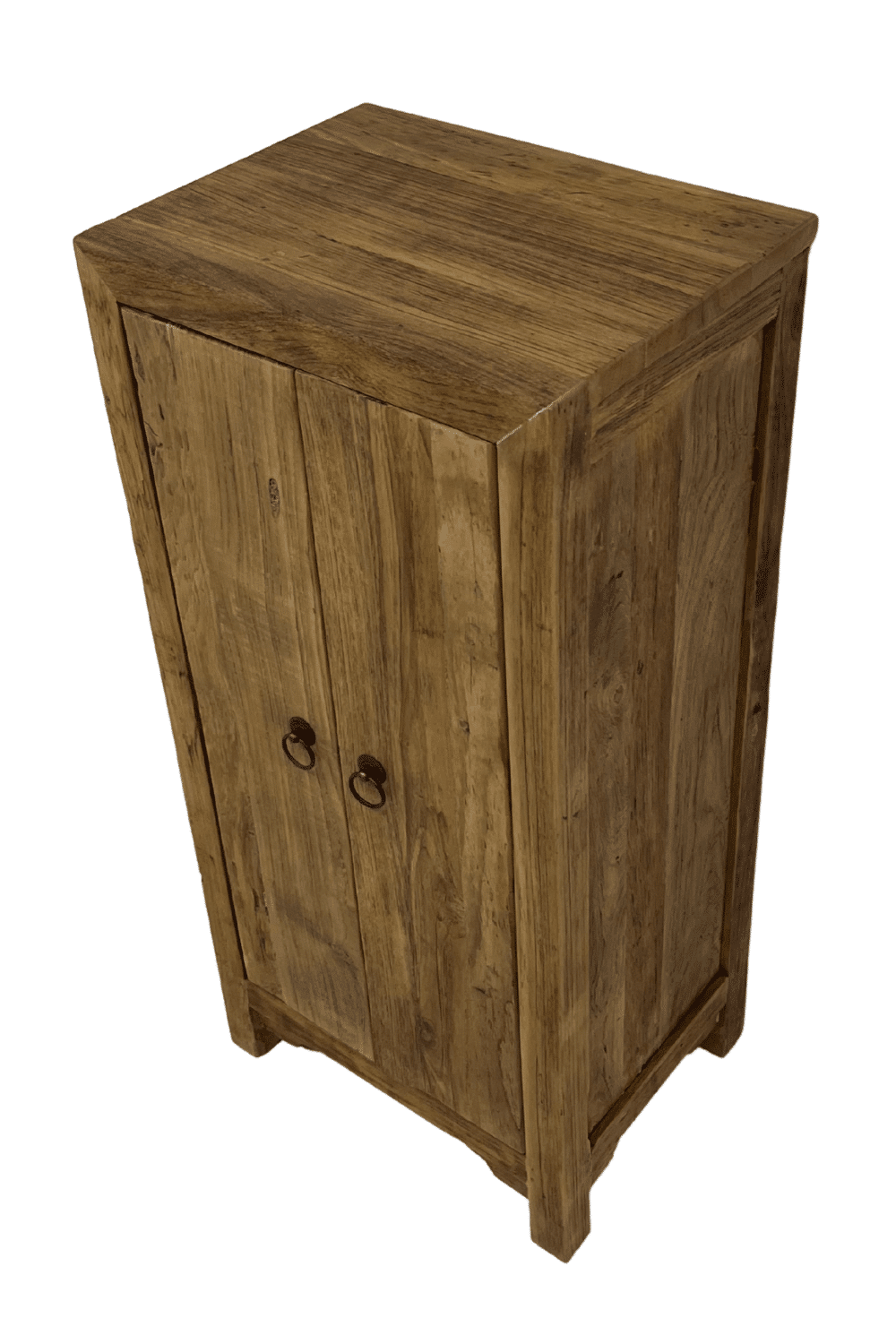 Teak houten landelijk toiletkastje Joy 40x30x85 cm