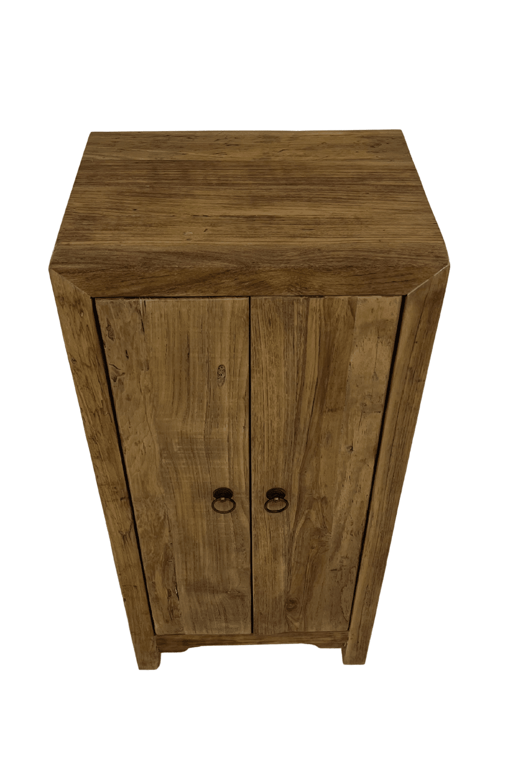 Teak houten landelijk toiletkastje Joy 40x30x85 cm