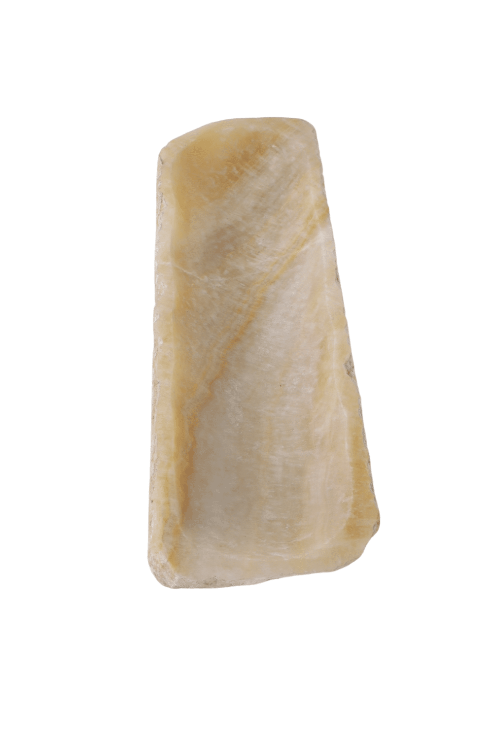 Onix beige natuurstenen schaal uniek Onix beige natuurstenen schaal uniek