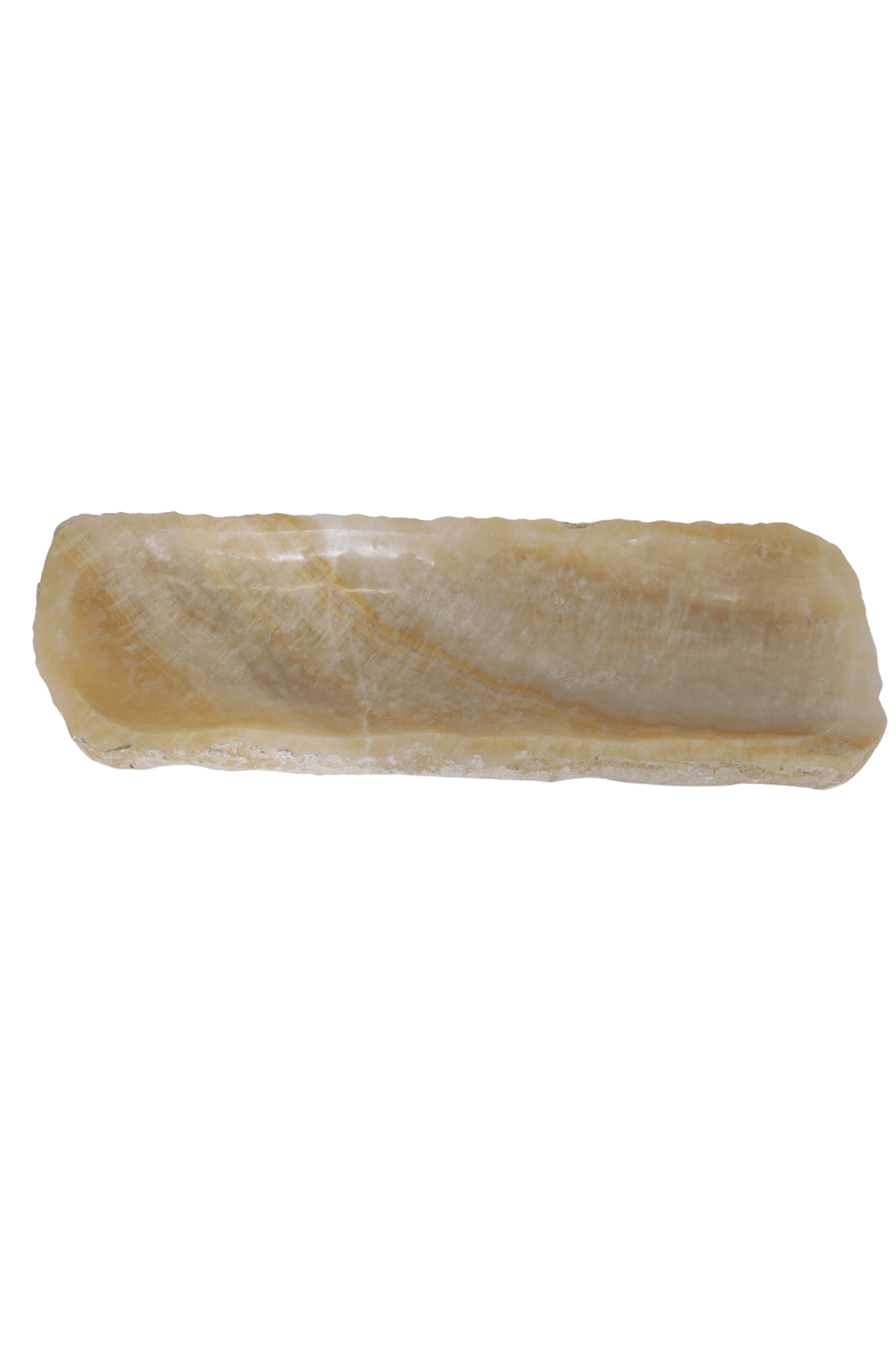 Onix beige natuurstenen schaal uniek Onix beige natuurstenen schaal uniek