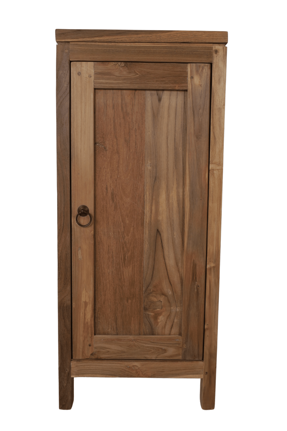 teak houten toiletkastje 25x35x85 cm