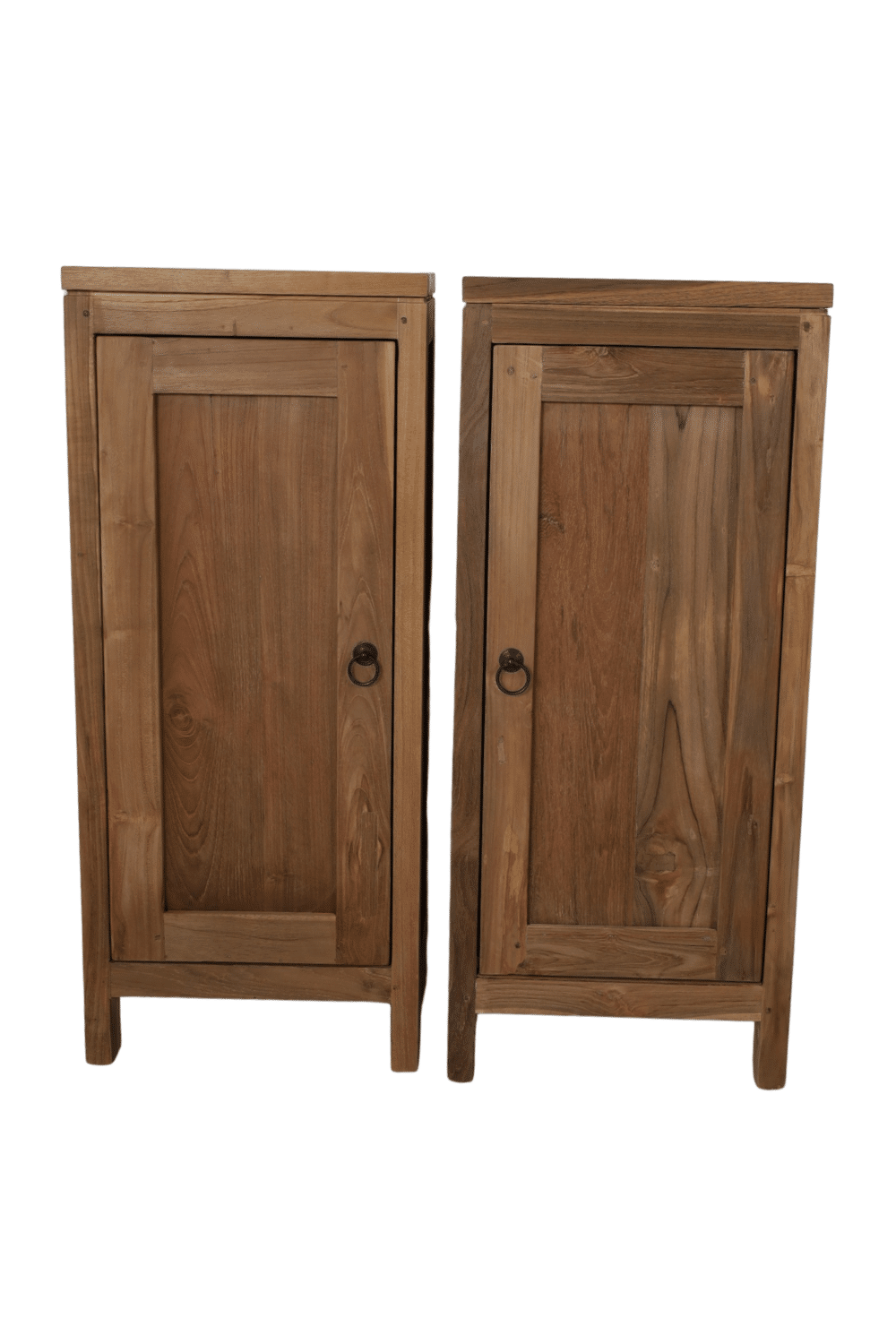 teak houten toiletkastje 25x35x85 cm