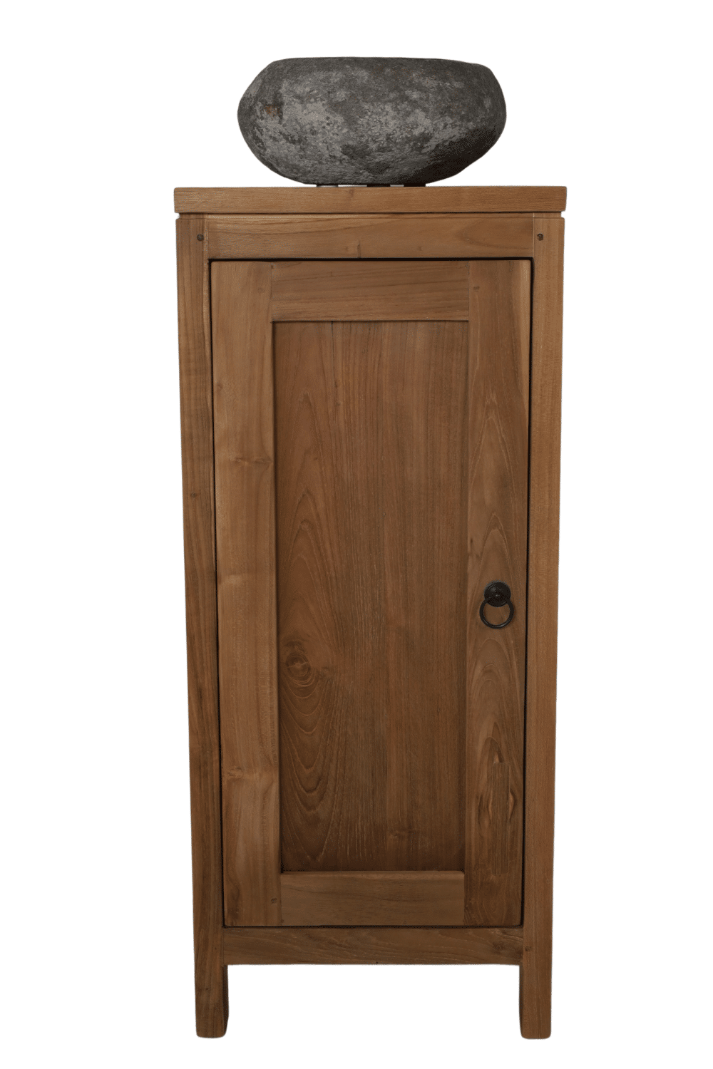 teak houten toiletkastje 25x35x85 cm