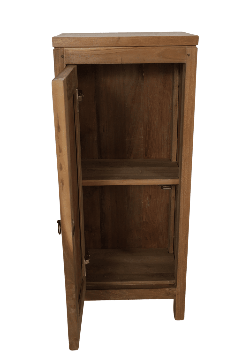 teak houten toiletkastje 25x35x85 cm