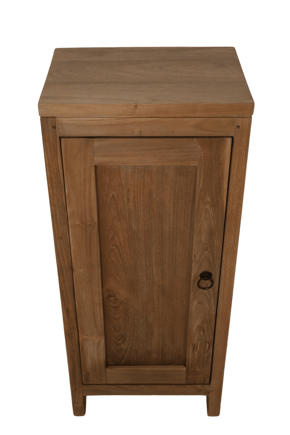 teak houten toiletkastje 25x35x85 cm