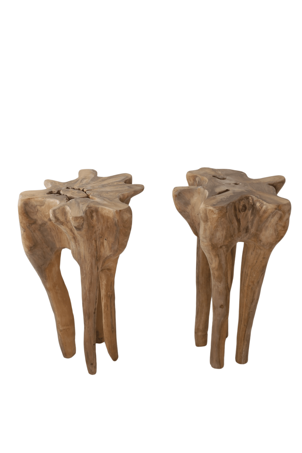 Wortel teak pilaar 53x54x90 cm boomstam pilaar