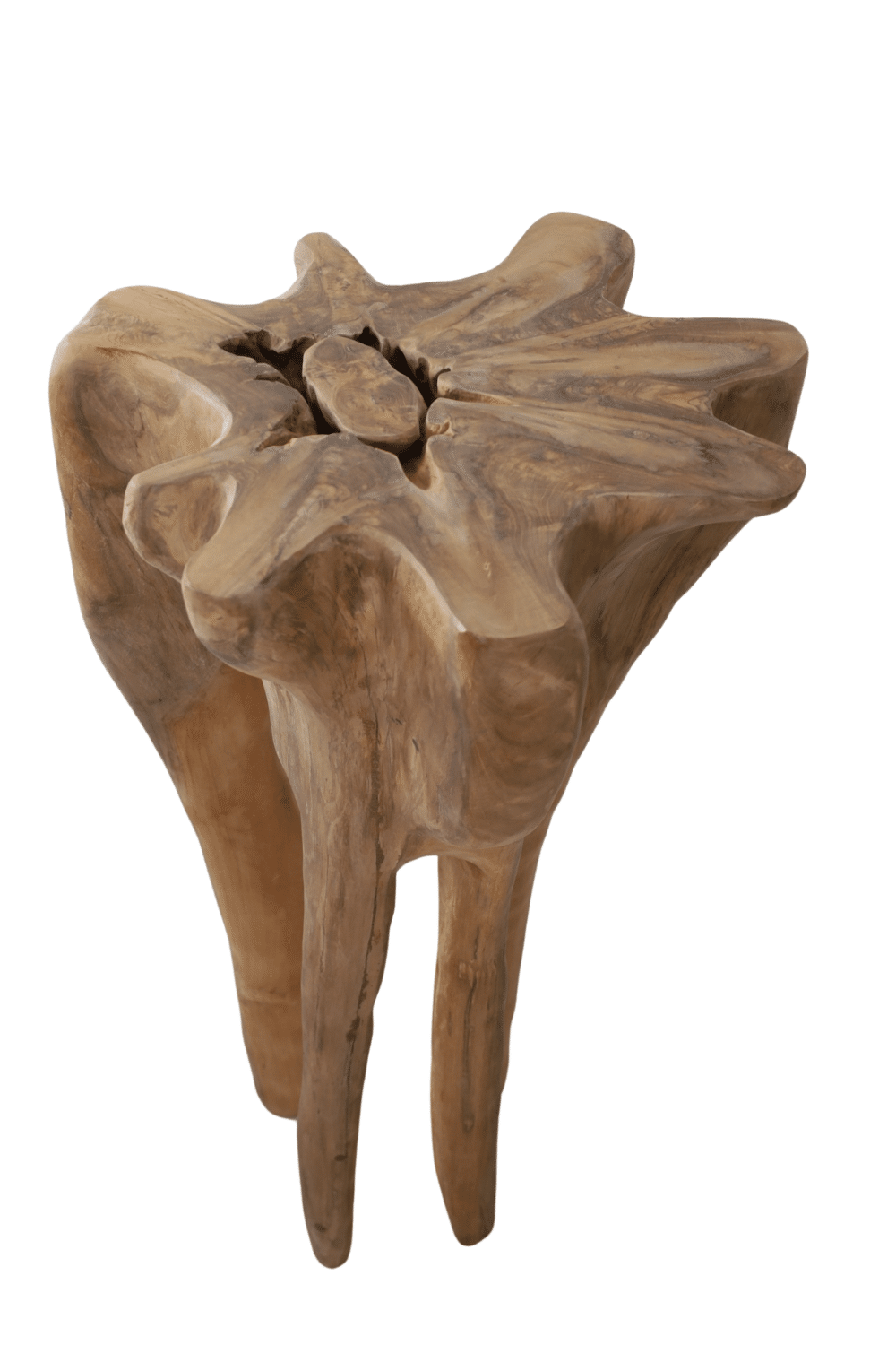 Wortel teak pilaar 53x54x90 cm boomstam pilaar