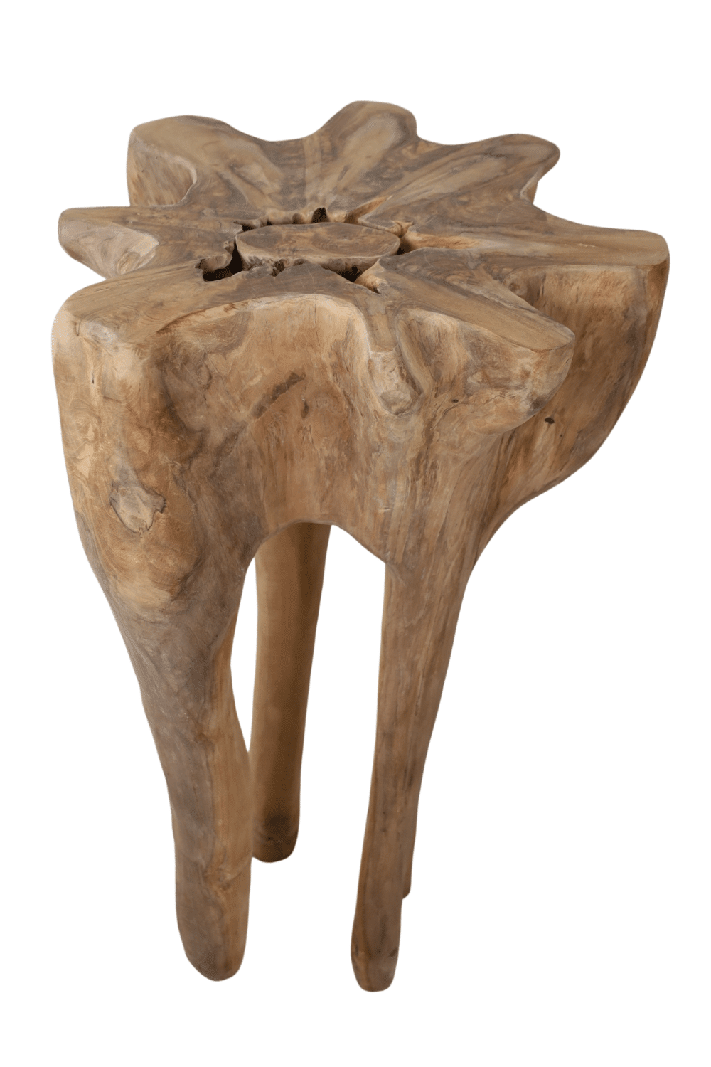 Wortel teak pilaar 53x54x90 cm boomstam pilaar