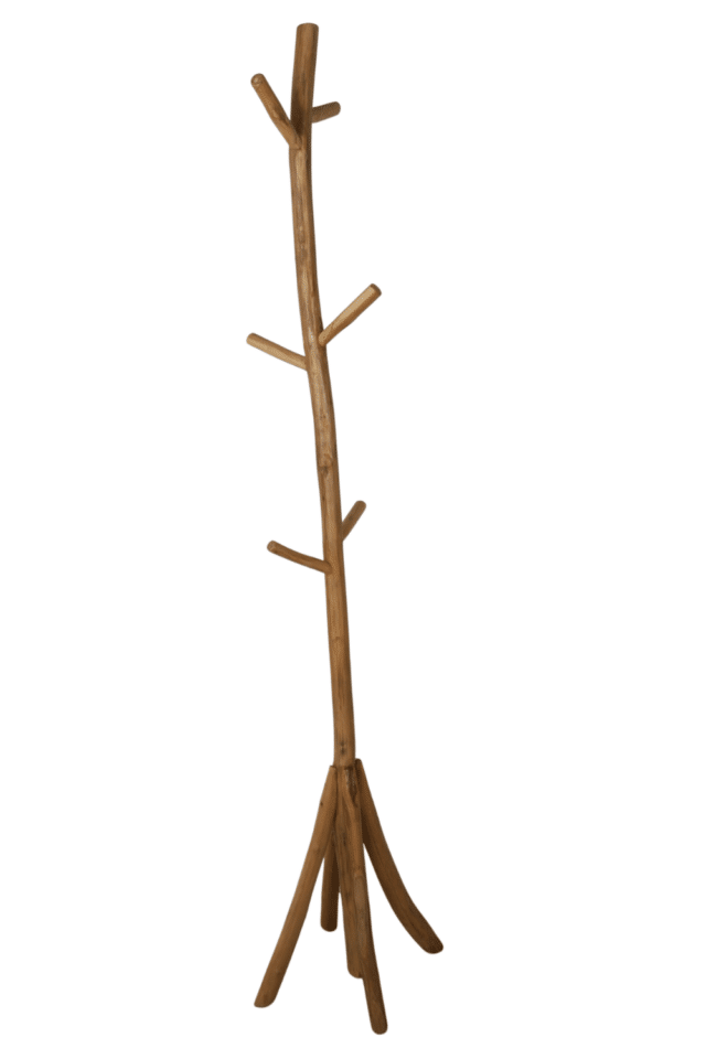 houten staande kapstok bohemian stijl