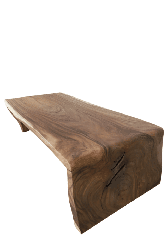 Suar boomstamtafel waterval tafel uit een stuk 250 tot 290 cm